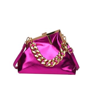 Fashionable Shiny Small Bag Women Chain Bag Trendy Versatile Crossbody Bags for Women Mother Kids Bags for Girl Designer Bags
