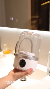 Portable Mini Underwear Washer with Laundry Cup Cordless Rechargeable Small Washing Machine