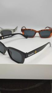 Sunglasses Pria Wanita Frame Persegi Panjang Style Fashion Korean Gaya Vintage Retro Distro Brand HATRED ALIVE Viral Kualitas Premium FREE POUCH Code E1