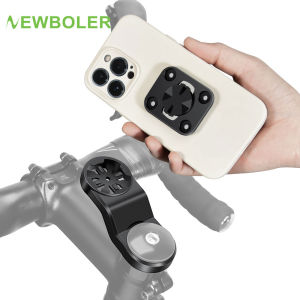 NEWBOLER Bicycle Phone Holder Universal Center Handlebar Cycling Mobile Phone Bracket For Bike Computer Mount