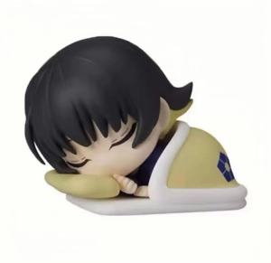 Bandai | BLUE LOCK Action Figure Sleep Gacha Cute Cartoon Ornament Isagi Yoichi Chigiri Hyoma Nagi Seishiro Rin Itoshi Model Toy