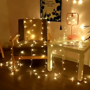 【SG seller】10m 100LED 8 Lighting Modes 220V Fairy Lights String Outdoor Waterproof Party Light Decorate Lighting