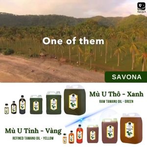 Dầu Mù U Xanh - Dầu Mù U Thô SavonA - Unrefined Tamanu Oil - Raw Tamanu Oil SavonA