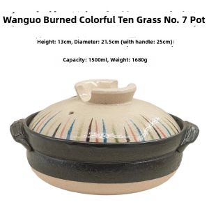 Mino Yaki | Traditional Donabe Pot Black Glazed