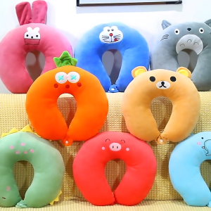 Travel U-shaped pillow office nap u-shaped pillow car home pillow Cartoon U-shaped pillow neck pillo
