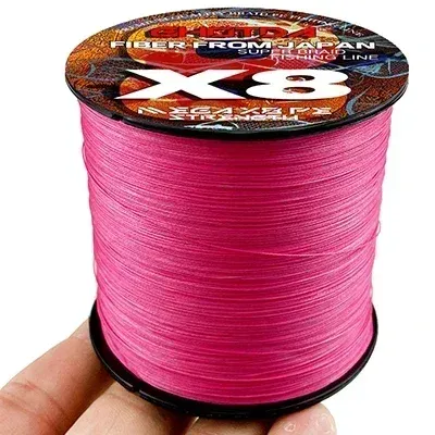 GHOTDA X8 Braided Lure Fishing Lines for JIG Pesca Carp Multifilament Fly Wire PE Line Saltwater 100M 300M 8kg-35kg Strong Cord