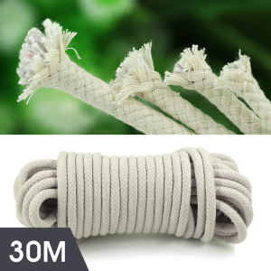 5-30M 4/6/8/10mm Braided Cotton Pope Wick Rope Automatic Watering Potted Plant Growth Auxiliary Watering Guide Spreading Rope