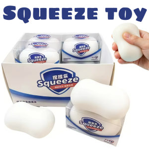 Soap Ball Squishy Soap Stress Ball Fidget Toy Crunchy Squeeze Ball Round Blocks Filled Asmr Anti Stress Toys for Birthday