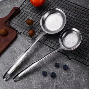 1pcs Skimmer Fat Oil Skim Vegetable Residue Percolator Spoon Kitchen Tools Strainer