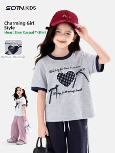 SQTN.KIDS | Fashion Lightweight Summer Girls T-Shirt