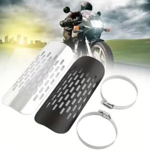 1PCS Universal Metal Exhaust Heat Shield Automotive Motorcycle Exhaust Muffler Pipe Heat Shield Heat Insulation Cover