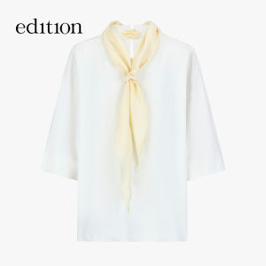 edition | Scarf Ribbon Sea Island Cotton Summer T Shirt