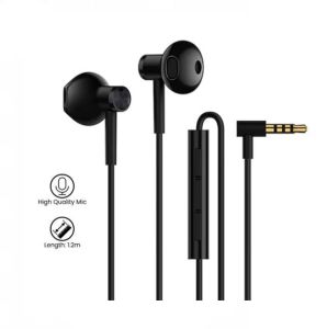 Dual Driver Stereo Surround Sound Earphone Comfortable In-Ear Design with Microphone