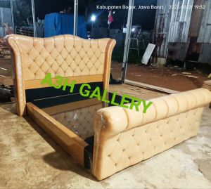 divan sandaran king jaguar bahan bludru