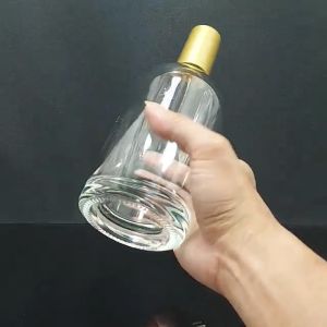 Chai Đựng Rượu Đẹp 500ML (combo 3 cái) mẫu vốt ka – nắp cao su bọc thiếc kèm màng co – Chai Thủy Tinh Đựng Rượu 500ML – Vỏ Chai Rượu Đẹp (C11)