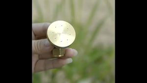 M14x1.5 8 Holes Brass Sprayer Nozzle Garden Agriculture High Pressure Elbow Spray Nozzle
