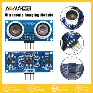 AumoPro 1PC Ultrasonic HC-SR04 US-015 US-100 Range Detection Module Sensor Support Ultrasonic Distance Measuring Sensor 16mm Ultrasonic Probe Distance Measuring Module RCWL Ultrasonic Electronic Module