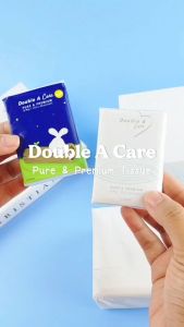 เปลี่ยนแปลง Double A Care เพียว & พรีเมียมทิชชู่ หนา 3 ชั้น แบบมินิพอกเก็ต 10 แผ่น/ชิ้น คละลาย (1 ชิ้น)