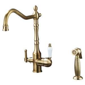 JUNSHEN | Vintage Solid Copper Purified Drinking Water Kitchen Faucet
