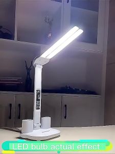 โคมไฟตั้งโต๊ะ ปรับแสงได้3สี ดูแลสายตา โคมไฟหัวเตียง LED สมาร์ท พับเก็บได้ มีหลายฟังก์ชั่น โคมไฟอ่านหนังสือ