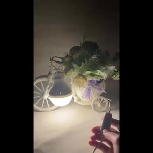 Camping bulb powered by USB 5W/7W portable bulb with 3 adjustable lighting modes suitable for indoor lighting outdoor camping