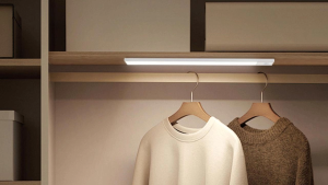 CHENBEN LED Cabinet Light Motion Sensor Wireless Slim 20CM/30CM/40CM 3 Colors Changeable Night Light USB Rechargeable Kitchen Cabinet Bedroom Home Wardrobe Light Wall Light