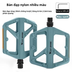 West Biking | Bàn Đạp Xe Đạp WEST BIKING Bằng Nylon Nhẹ Dành Cho Xe Đạp Leo Núi & Đường Trường Nhiều Màu Sắc Bạc Đạn DU Bàn Đạp MTB Rộng Phụ Kiện Đạp Xe