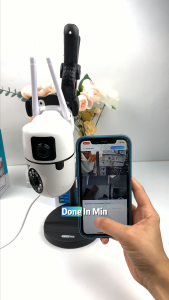 V380 PRO CCTV camera cctv connect to cellphone cctv with no wifi needed 8MP Indoor and Outdoor Two-Way Audio Night Vision waterproof