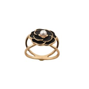 Moda Elegant Pearl Floral Scarf Ring Clip Camellia Flower Scarf Buckle for Women Scarf Lady Girls Decoration Accessories