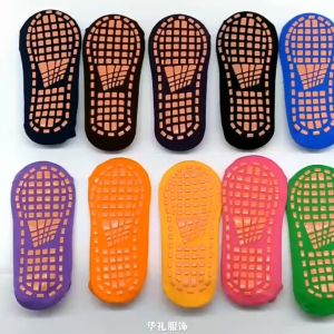 MQLITTLESHOP Elastically Breathable Silicone Non-Slip Yoga Sports kids Cotton Floor Socks Pilates Cotton Sock Anti Slip Resistance Grip