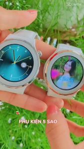 Đồng Hồ Galaxy 4 Mini Thiết Kế Cực Đẹp Kết Nối Bluetooth Nghe Gọi Thông Báo Dễ Sử Dụng Pin Trâu. Đồng Hồ Thông Minh Galaxy 4 Mini