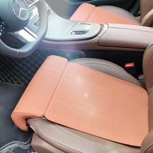 เบาะรองนั่งรถยนต์ ระบายอากาศ รองขา C-Shape หนังนุ่มพิเศษ Suitable for all models ใช้ได้กับรถทุกรุ่น
