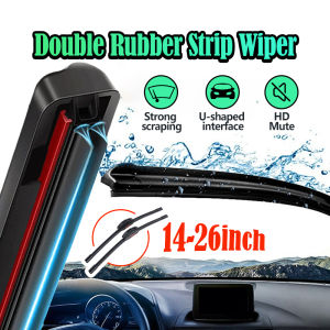 Car Wiper Blade Universal U-Type Interface Banana Type High-Quality Rubber Easy to install