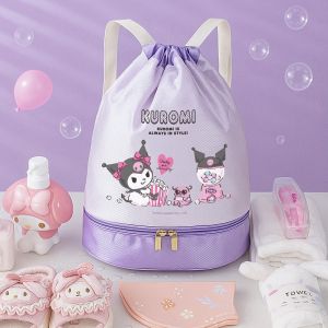 Sanrio | Storage Bag Sports Outdoor Storage Swimming Bag Dry Wet Separation Portable Travel Outdoor Travel Waterproof Bag