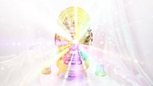 Tháp tỏi ngọc thực Thần Tài năng lượng có đèn led - TỎI CÁT TƯỜNG