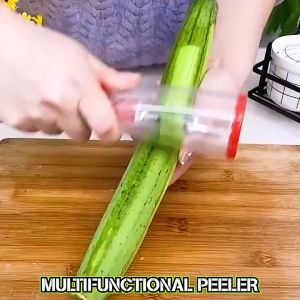 MixHome Multifunctional Type Peeling With Tube Storage Vegetable Fruit Apple Peeler Supplies Household Kitchen Utensils