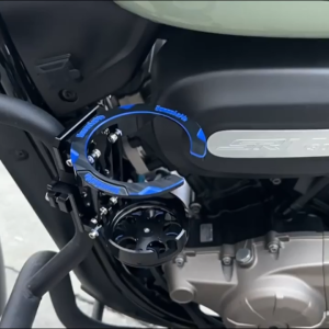 SEAMETAL จานหมุนพับได้ ที่วางแก้วมอเตอร์ไซค์ ABS Anti-Vibration Bracket Kettle Modified