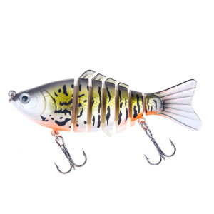 15.6g 10cm Wobblers Mồi Câu Cá Nhiều Khớp Mồi Cứng Cho Trolling Pike Cá Chép Đại Dương Sông Hồ Bãi Biển Dụng Cụ Câu Cá
