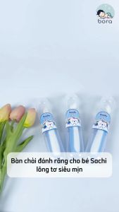Bàn chải đánh răng cho bé Sachi lông tơ siêu mịn