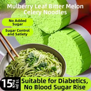 YIFANGYOUTA | Diabetic Sugar-free Mulberry Leaves Bitter Melon Celery Noodles