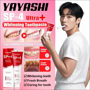 KADAIE YAYASHI Pasta Gigi Pemutih SP-4 Probiotik - Whitening Gigi Cepat Hilangkan Karang & Noda Kuning dengan Niacinamide Segarkan Nafas Tahan Lama + Perawatan Mulut Lengkap