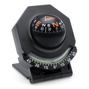 RYSJM | 2 in 1 Foldable Car Navigation Compass Ball With Slope Meter High Precision Marine Dashboard Compass For Boat Car Off-Road Truck