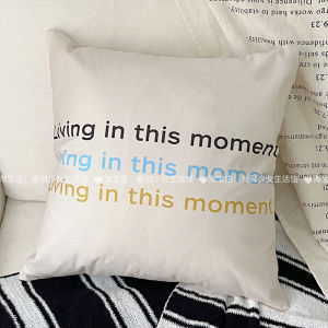 Retro French Style Sofa Pillow Luxury Bedroom Headboard Cushion Living Room Window Seat Cover All-Match Velvet PP Cotton Filling