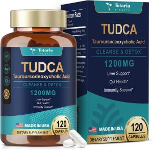 TUDCA Capsules – Liver Support & Detox Supplement Bile Flow & Liver Cleanse for Healthy Liver Function