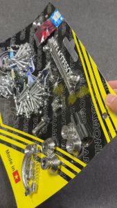 Bộ ốc inox sọc thái full xe cho Vision 2016-2024 MS10