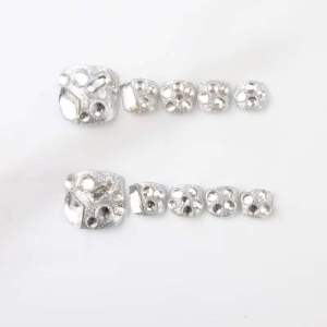 2024 New Arrival Summer Popular Nail Patch Fancy Full Diamond Aura Bright Flash Small Crowd White Wear Nail