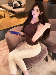 High Waist Stretchy Denim Jeans Womens Tight Fit Boost Hip Nine Points Korean Style Slimming Pencil Pants Autumn Fashion