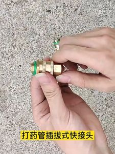 M14*1.5 All-copper Quick-Connect Spray Nozzle Coupling Copper Connector For Garden Hoses Spray Pipes