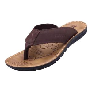 PAIR BOY | New Summer Sandal Beach Slip-resistant Soft Sole Leather Mens Slippers