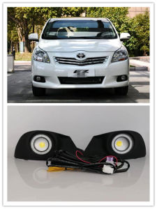 LED Fog Lights Assembly For Toyota Verso EZ 2011 2012 2013 2014 Front Bumper Fog lamp Replacement Angel Eye Daylight Accessories Kits
